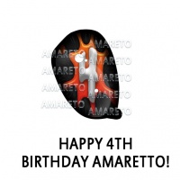 Happy 4th Birthday Amaretto Birds! Eye