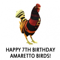 Happy 7th Birthday Amaretto Rooster!