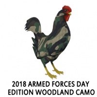 2018 Armed Forces Day Edition - Woodland Camo Rooster