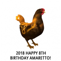 Happy 8th Birthday Amaretto! Hen