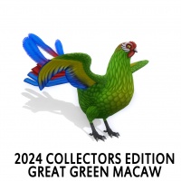 2024 Limited Edition - Great Green Macaw Hen