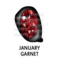 January Garnet Eye