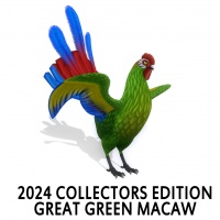 2024 Limited Edition - Great Green Macaw Rooster