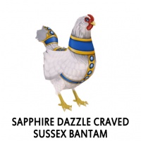 Sapphire Dazzle Craved Sussex Bantam Hen