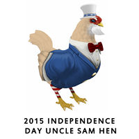 2015 Independence Day Uncle Sam Bird Hen