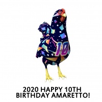 2020 Happy 10th Birthday Amaretto! Hen