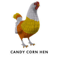 Collectors Edition Candy Corn Hen