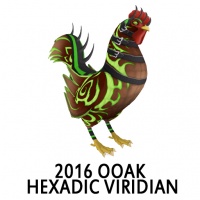 2016 OOAK Hexadic Viridian