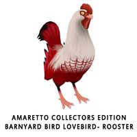 Amaretto Collectors Edition Barnyard Bird - Lovebird