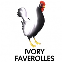 Ivory Faverolles Rooster