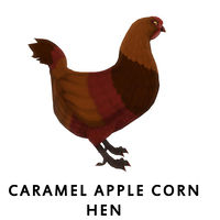 Collectors Edition Caramel Apple Corn Hen