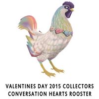 Valentines Day 2015 Collectors Edition Conversation Hearts Rooster