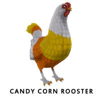 Collectors Edition Candy Corn Rooster