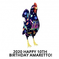 2020 Happy 10th Birthday Amaretto! Rooster