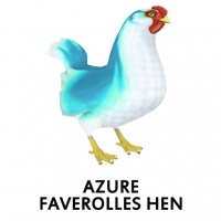 Azure Faverolles Hen