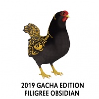 2019 Gacha Edition - Filigree Obsidian Hen