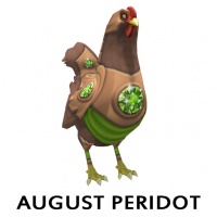 August Peridot Hen