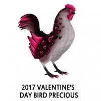 2017 Valentine's Day Bird- Precious Rooster