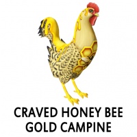 Craved Honey Bee Gold Campine Rooster