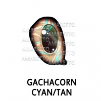 Gachacorn Cyan/Tan