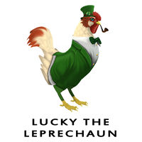 2016 St Patrick's Day - Lucky the Leprechaun Rooster