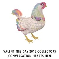 Valentines Day 2015 Collectors Edition Conversation Hearts Hen