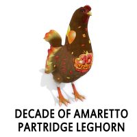 Decade of Amaretto Partridge Leghorn Hen