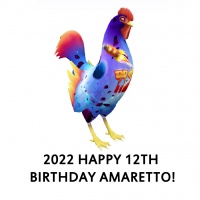 Happy 12th Birthday Amaretto! Rooster