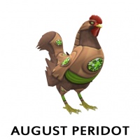 August Peridot Rooster