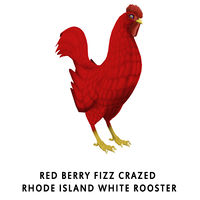 Red Berry Fizz Crazed Rhode Island White Rooster