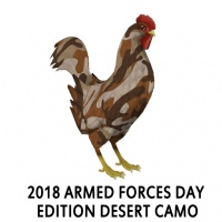 2018 Armed Forces Day Edition - Desert Camo Rooster