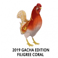 2019 Gacha Edition - Filigree Coral Rooster