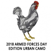 2018 Armed Forces Day Edition - Urban Camo Rooster