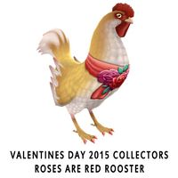 Valentines Day 2015 Collectors Edition Roses are Red Rooster