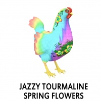 Jazzy - Tourmaline Spring Flowers Hen