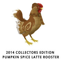 2014 Collectors Edition Pumpkin Spice Latte Rooster